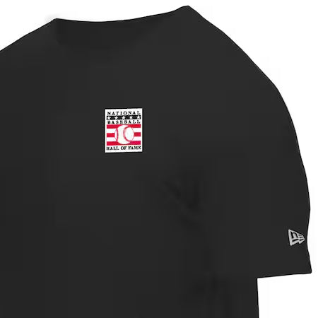 イチロー選手モデル 海外取寄 ニューエラ Tシャツ シアトル マリナーズ 2025 NATIONAL HALL OF FAME GRAPHIC T-SHIRT BLACK