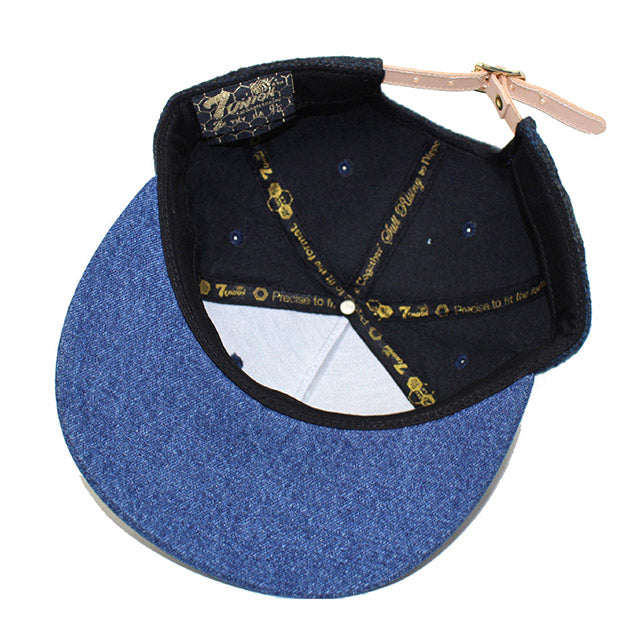 7ユニオン ストラップバック FORCES STRAPBACK CAP NAVY-LT DENIM