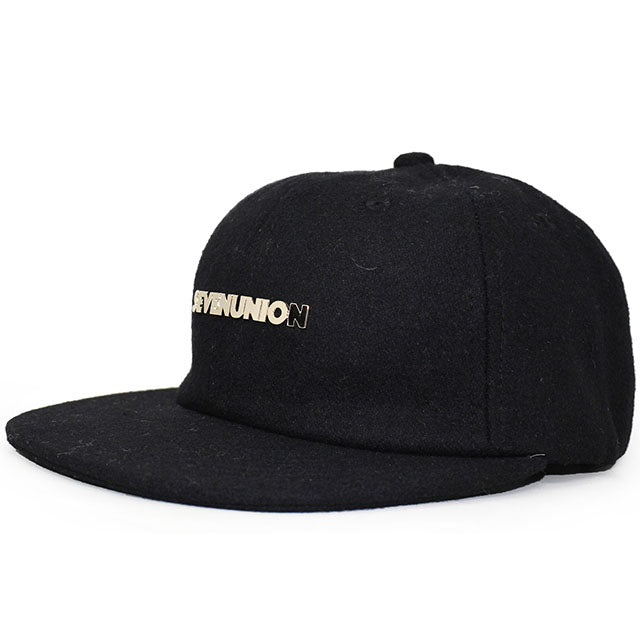 7ユニオン ストラップバック SU METAL NEW BALL STRAPBACK CAP BLACK 7UNION