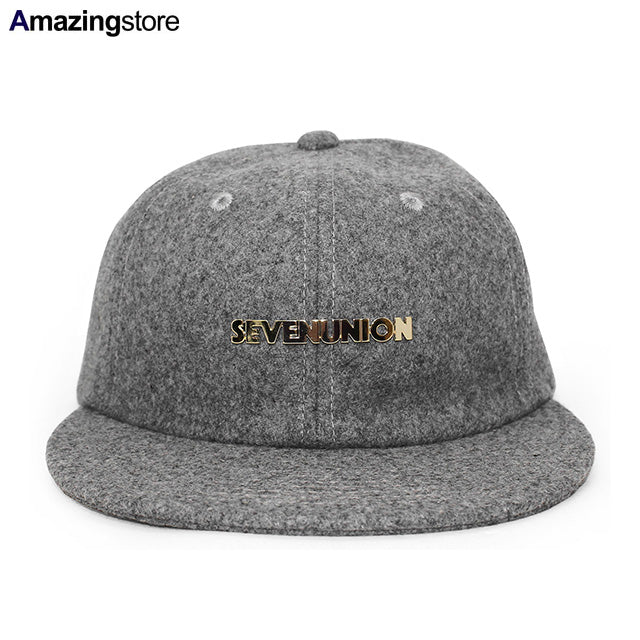 7ユニオン ストラップバック SU METAL NEW BALL STRAPBACK CAP GREY