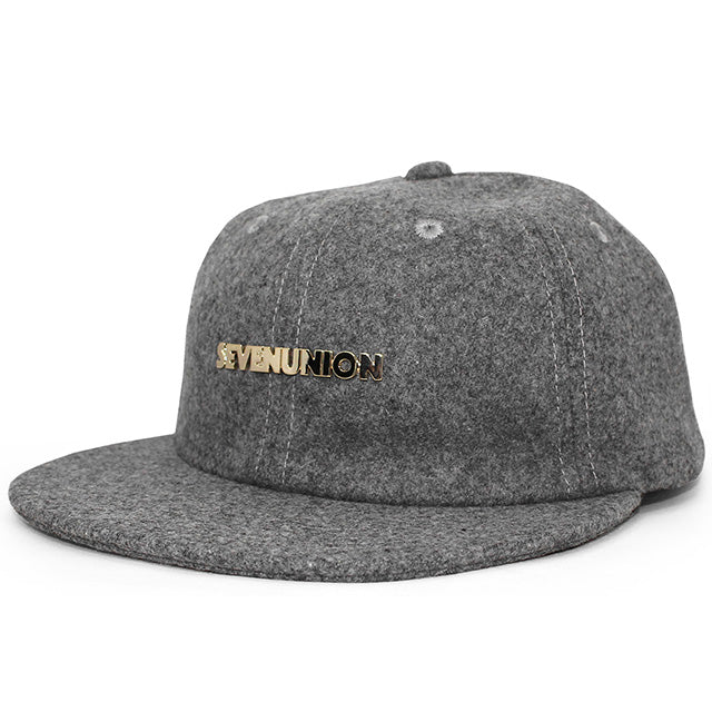 7ユニオン ストラップバック SU METAL NEW BALL STRAPBACK CAP GREY