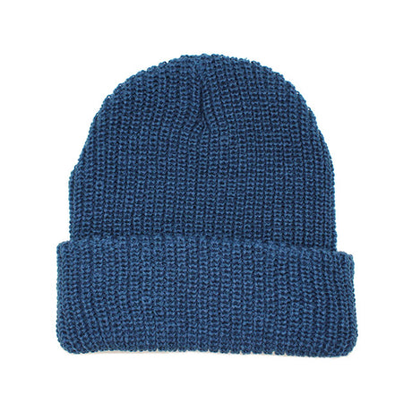 7ユニオン ニット帽ビーニー CHUNKY BEANIE CAP BLUE