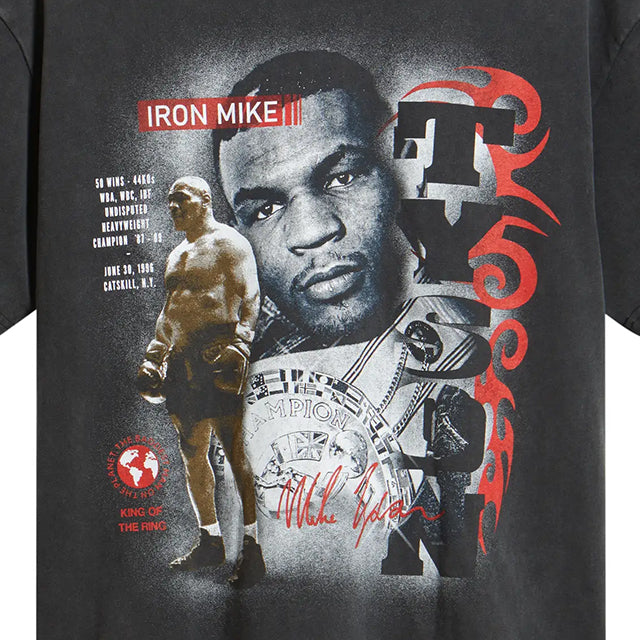 マイク タイソンモデル 海外取寄 ID サプライ Tシャツ IRON MIKE GRAPHIC T-SHIRT BLACK