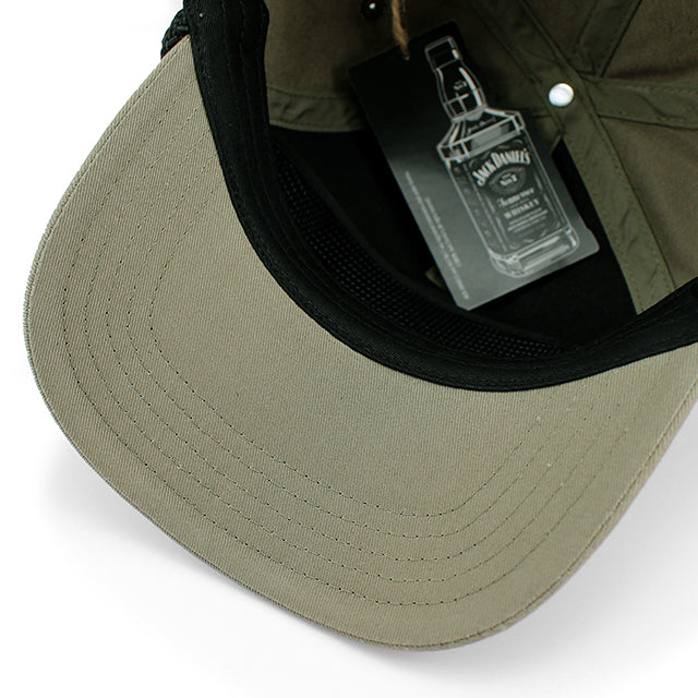 アメリカンニードル ジャック ダニエルズ スナップバック JACK DANIELS ROSCOE SNAPBACK CAP OLIVE