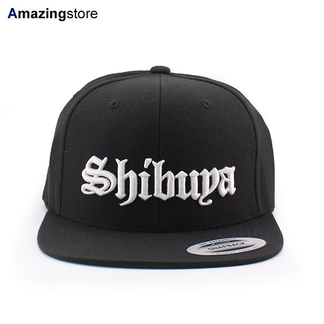 JAPAN CITY-SERIES SHIBUYA OLD ENGLISH SNAPBACK CAP BLACK