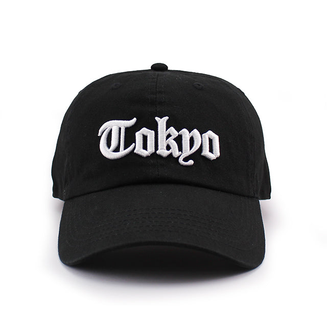 JAPAN CITY-SERIES TOKYO OLD ENGLISH LOW PROFILE CAP BLACK