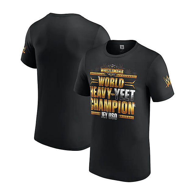 即日発送 レッスルマニア41 チャンピオンモデル ジェイ ウーソ WWE AUTHENTIC Tシャツ