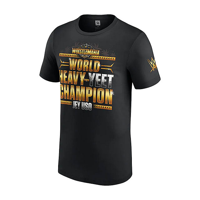 即日発送 レッスルマニア41 チャンピオンモデル ジェイ ウーソ WWE AUTHENTIC Tシャツ
