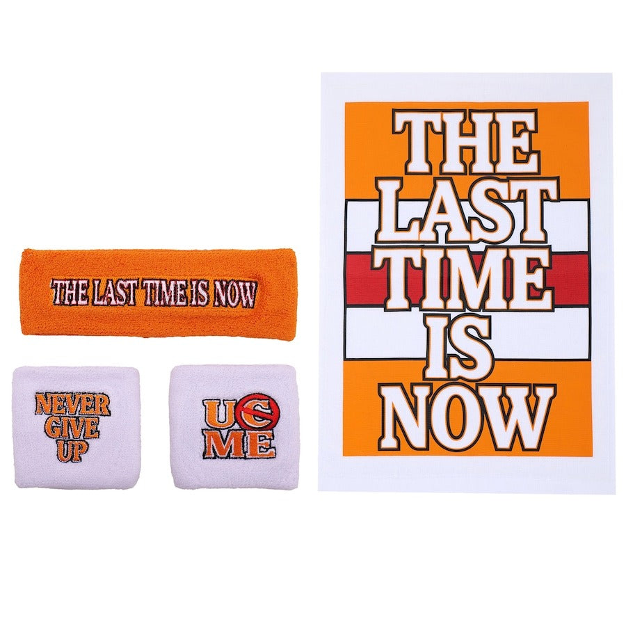 ジョン シナモデル 海外取寄 WWE AUTHENTIC FAREWELL TOUR 2025 TAMPA SWEATBAND&TOWEL ORANGE