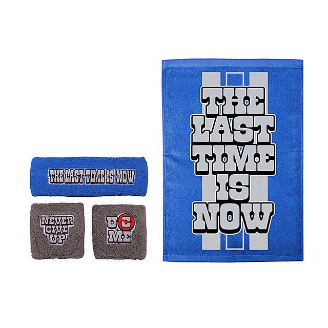 ジョン シナモデル 海外取寄 WWE AUTHENTIC FAREWELL TOUR 2025 GRAND RAPIDS SWEATBAND TOWEL BLUE