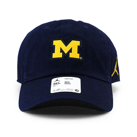 ジョーダンブランド キャップ ミシガン ウォルバリンズ NCAA CLUB PERF STRAPBACK CAP NAVY