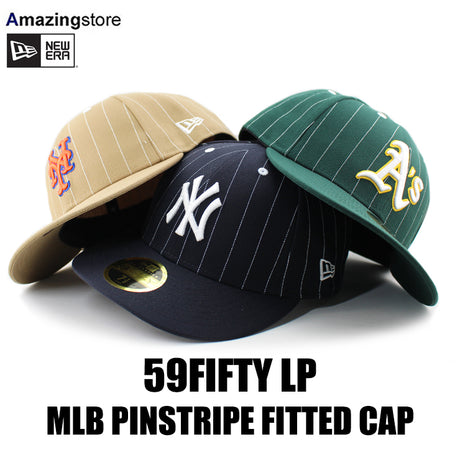 ニューエラ キャップ LP 59FIFTY ニューヨーク ヤンキース MLB PINSTRIPE FITTED CAP NAVY
