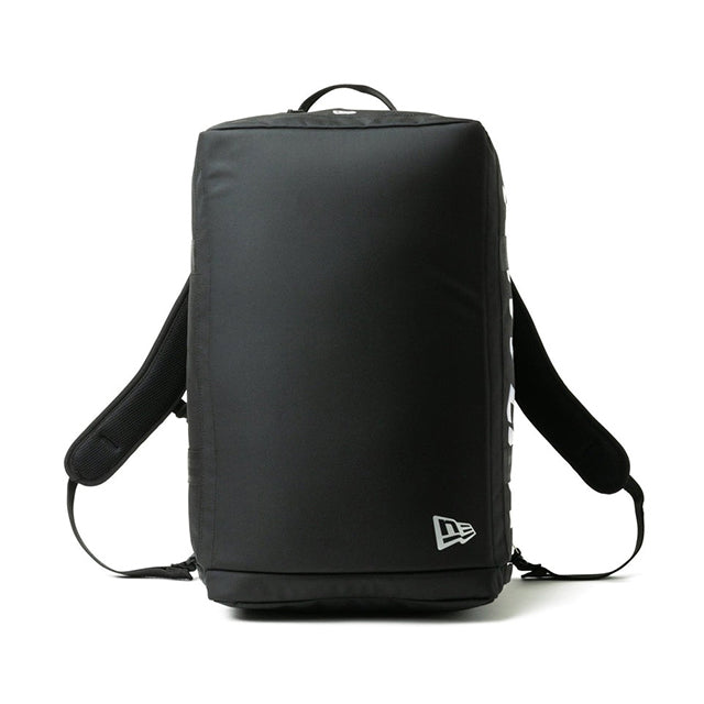 ニューエラ クラブ ダッフルバッグ 50L 2WAY PRINT LOGO CLUB DUFFLE BAG BLACK