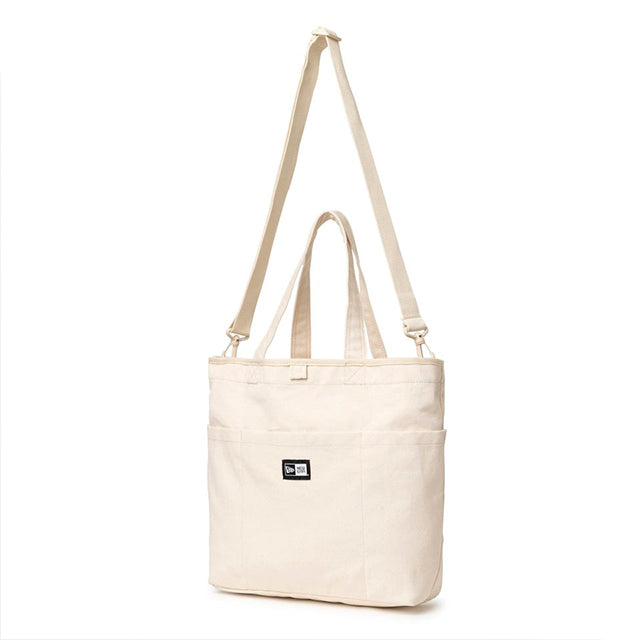 ニューエラ トートバッグ 15L UTILITY CANVAS TOTE BAG IVORY