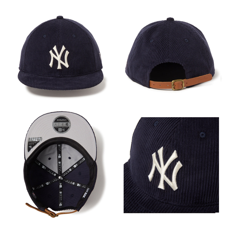 ニューエラ キャップ RC9FIFTY MLB 8W CORDUROY RETRO CROWN STRAPBACK CAP