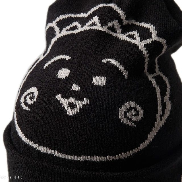 ニューエラ ニット ビーニーキャップ コジコジ JAQ FACE COJI-COJI BASIC CUFF KNIT BAENIE CAP BLACK