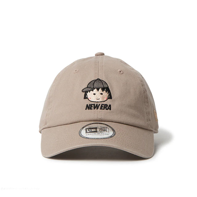 ニューエラ キャップ カジュアルクラシック ちびまる子ちゃん MARUKO CASUAL CLASSIC STRAPBACK CAP ASH BROWN