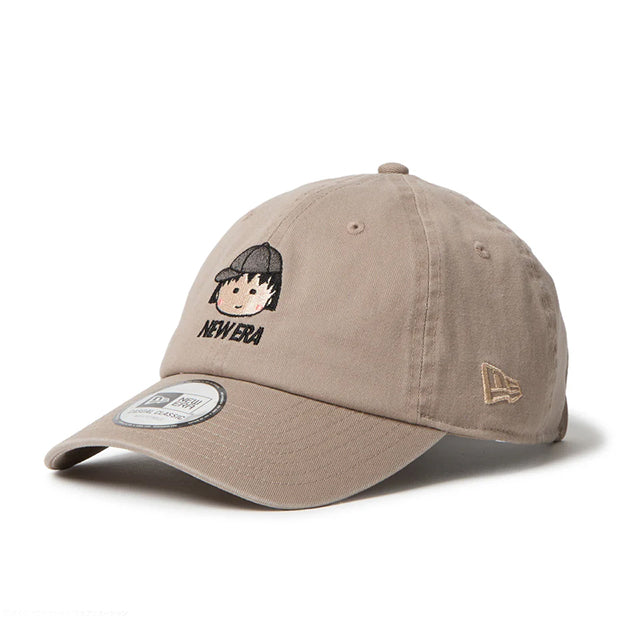 ニューエラ キャップ カジュアルクラシック ちびまる子ちゃん MARUKO CASUAL CLASSIC STRAPBACK CAP ASH BROWN