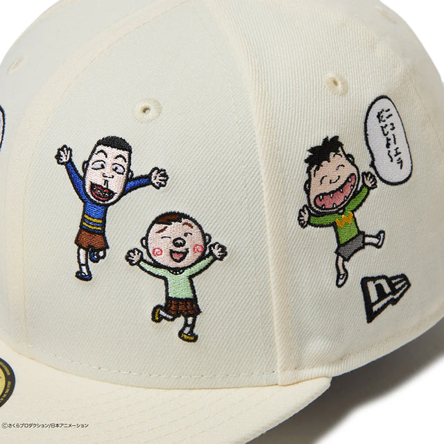 ニューエラ キャップ 59FIFTY ちびまる子ちゃん MARUKO ALL OVER FITTED CAP CREAM