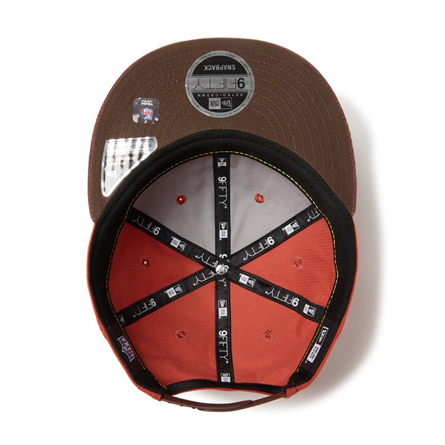 Powered by GORO NAKATSUGAWA ニューエラ キャップ RC9FIFTY ニューヨーク ジャイアンツ NFL CORDUROY SNAPBACK CAP RENGA-BROWN