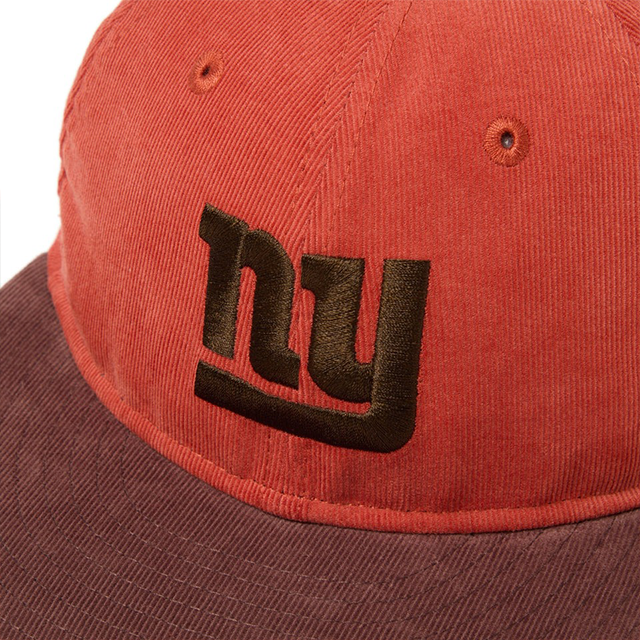 Powered by GORO NAKATSUGAWA ニューエラ キャップ RC9FIFTY ニューヨーク ジャイアンツ NFL CORDUROY SNAPBACK CAP RENGA-BROWN
