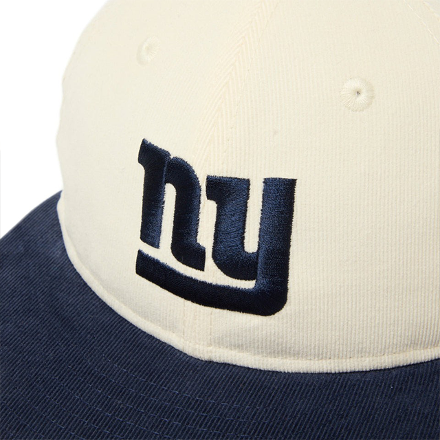 Powered by GORO NAKATSUGAWA ニューエラ キャップ RC9FIFTY ニューヨーク ジャイアンツ NFL CORDUROY SNAPBACK CAP IVORY-NAVY