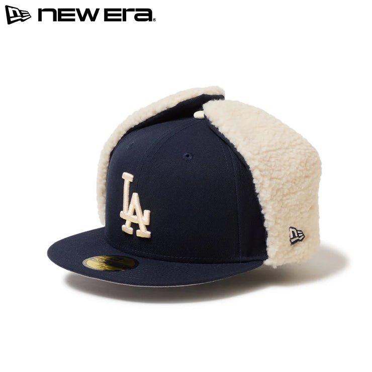 ニューエラ キャップ 59FIFTY ロサンゼルス ドジャース MLB DOGEAR FITTED CAP NAVY