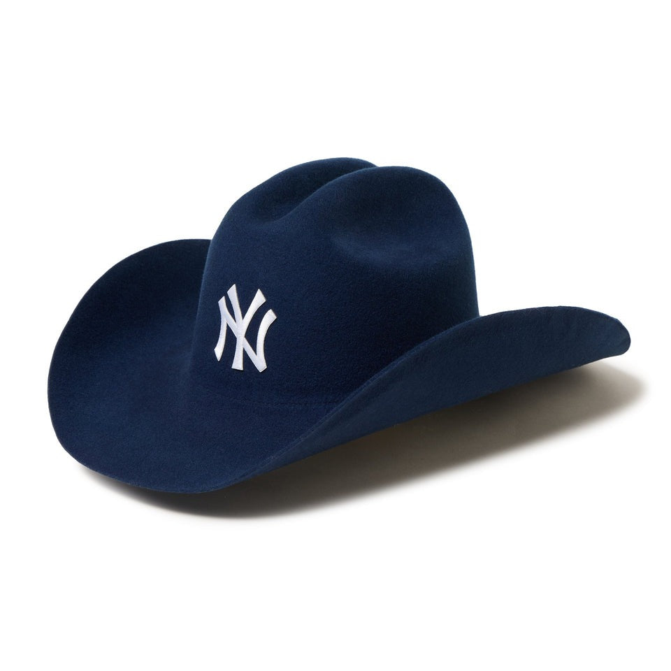 ニューエラ カウボーイハット ニューヨーク ヤンキース MLB COWBOYHAT WOOL FELT NAVY