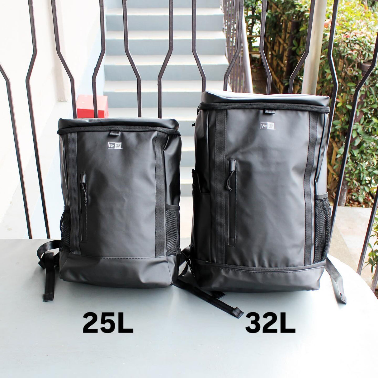 ニューエラ ボックスパック 32L BOX PACK BOX LOGO MIDIUM TPU BLACK