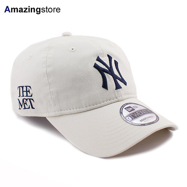 THE MET ニューエラ キャップ 9TWENTY ニューヨーク ヤンキース MLB THE METROPOLITAN MUSEUM OF ART STRAPBACK CAP IVORY