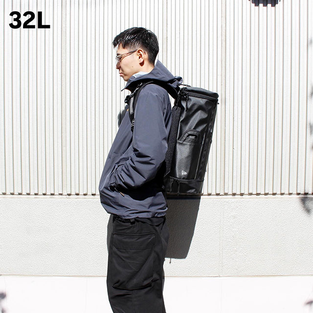 ニューエラ ボックスパック 32L BOX PACK PRINT LOGO OUTLINE TPU BLACK