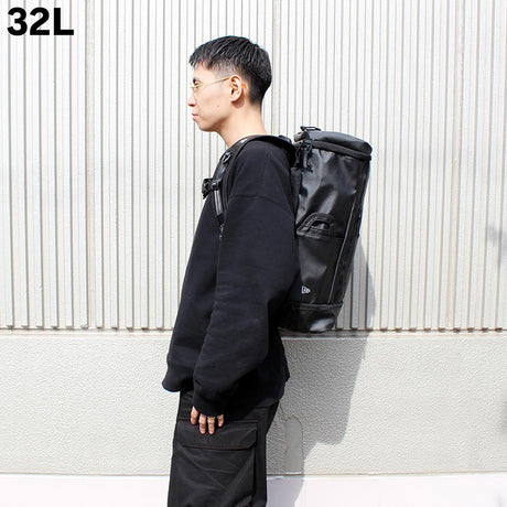 ニューエラ ボックスパック 32L BOX PACK BOX LOGO MIDIUM TPU BLACK