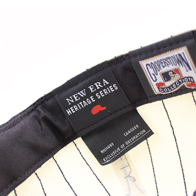 ニューエラ キャップ RC 59FIFTY ロサンゼルス ドジャース MLB HERITAGE COLLECTION PINSTRIPE RETRO CROWN FITTED CAP ROYAL BLUE STRIPE