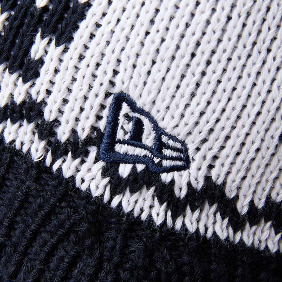 ニューエラ バケットハット ロサンゼルス ドジャース MLB KNIT BUCKET HAT Powerd BY GORO NAKATSUGAWA(min-nano) NAVY