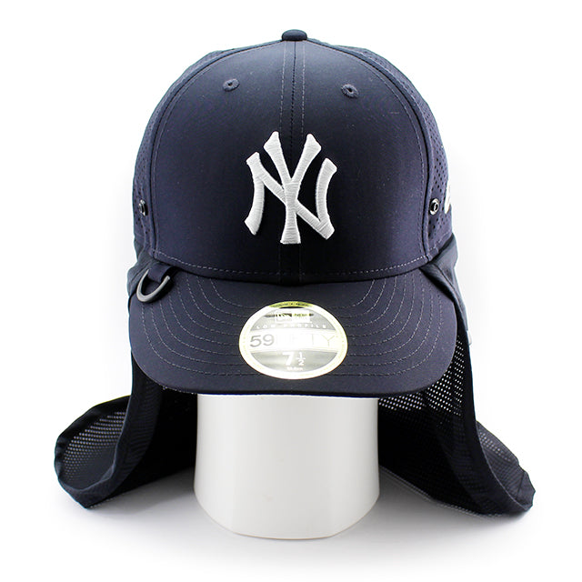 ニューエラ アウトドア LP59FIFTY YOSHIDA BROS ニューヨーク ヤンキース MLB LOW-CROWN FITTED CAP NAVY