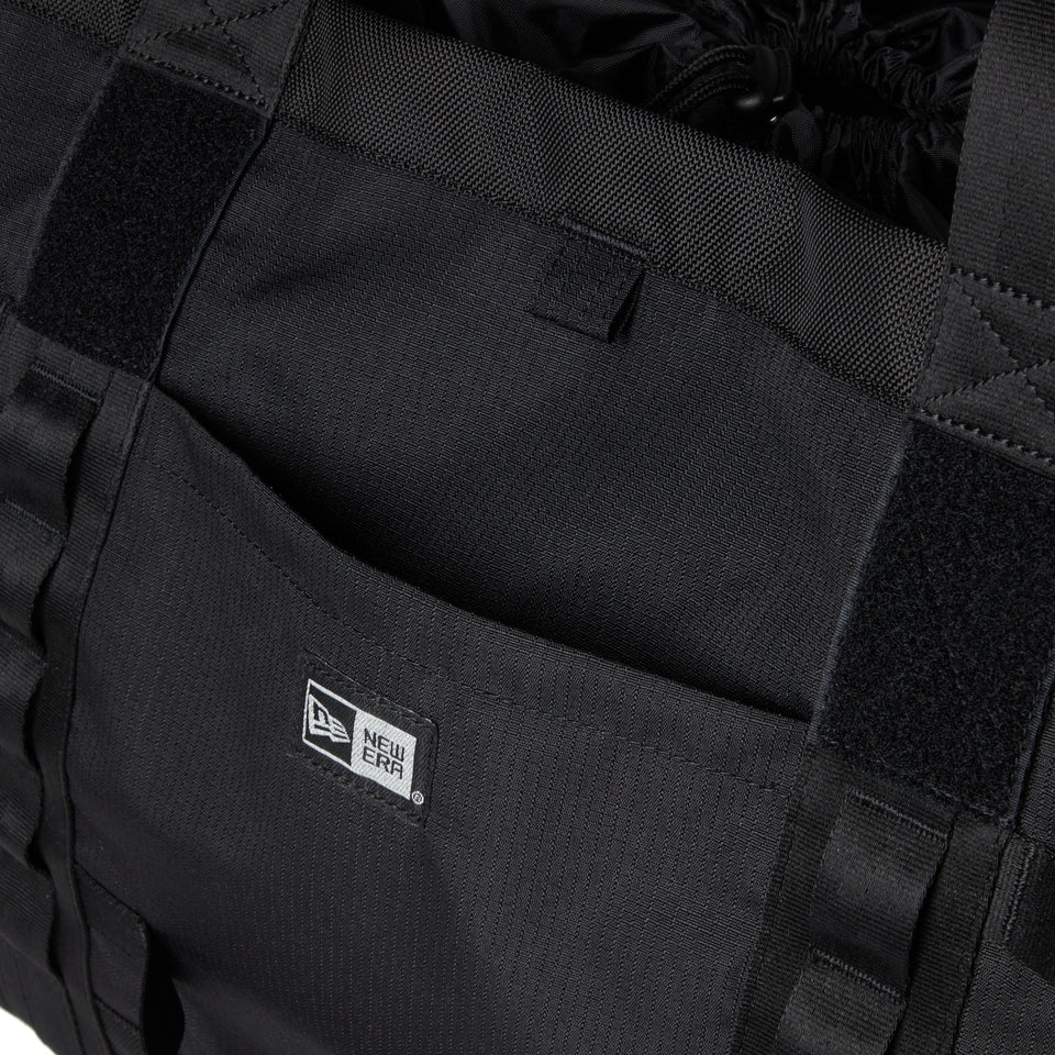 ニューエラ アウトドア トートバッグ YOSHIDA BROS 85L 2WAY FIELD HUGE TOTE BAG BLACK