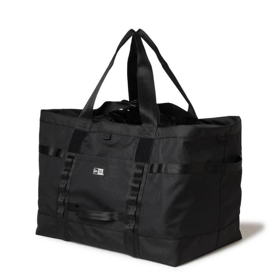ニューエラ アウトドア トートバッグ YOSHIDA BROS 85L 2WAY FIELD HUGE TOTE BAG BLACK