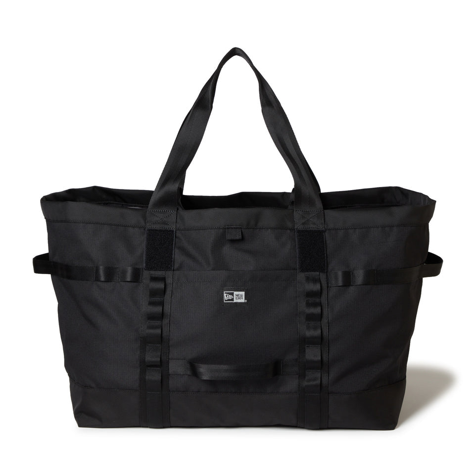 ニューエラ アウトドア トートバッグ YOSHIDA BROS 85L 2WAY FIELD HUGE TOTE BAG BLACK