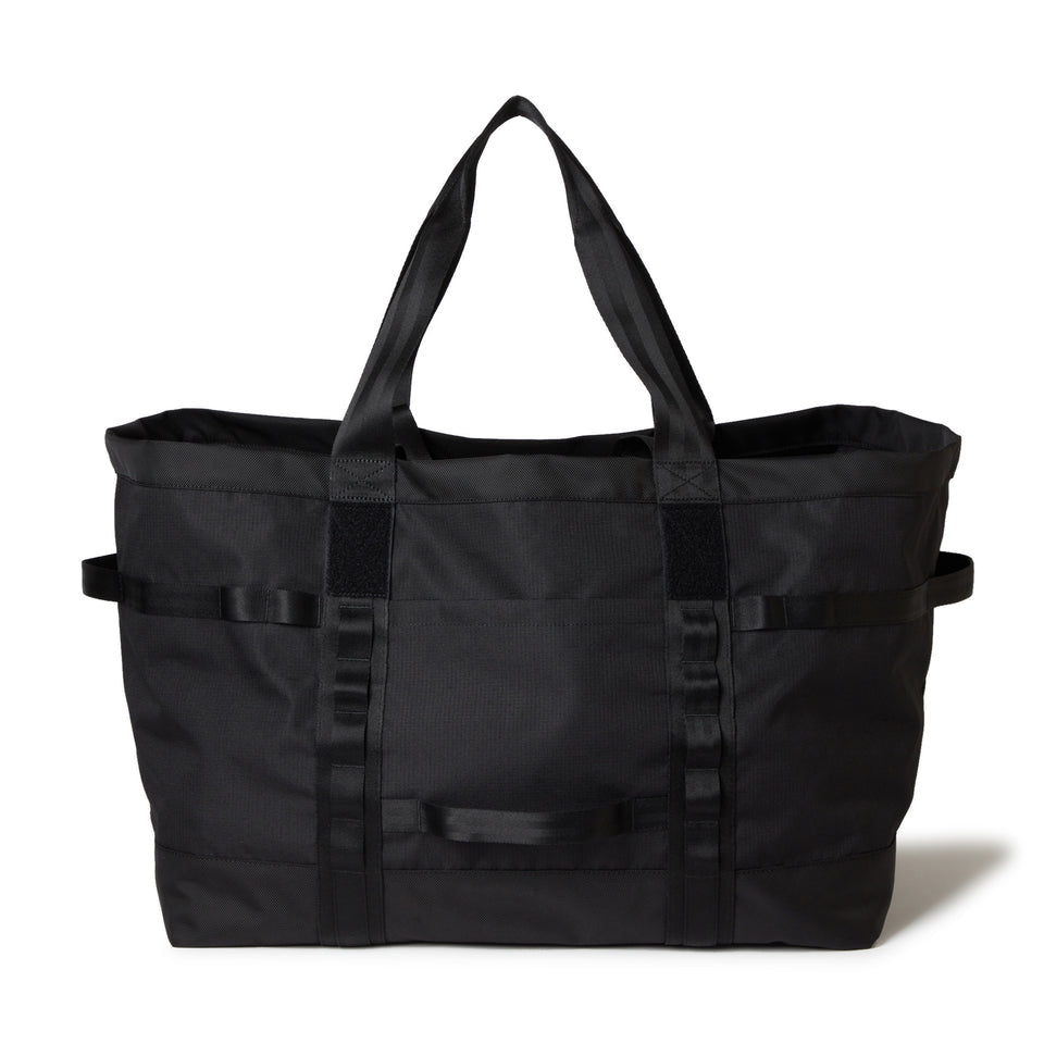 ニューエラ アウトドア トートバッグ YOSHIDA BROS 85L 2WAY FIELD HUGE TOTE BAG BLACK