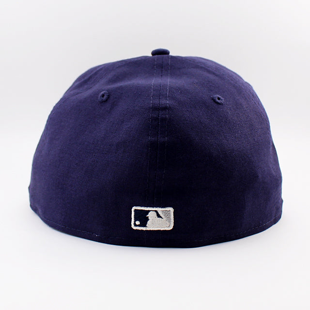 ニューエラ キャップ 59FIFTY 二ューヨーク ヤンキース MLB COTTON FLAX FITTED CAP NAVY