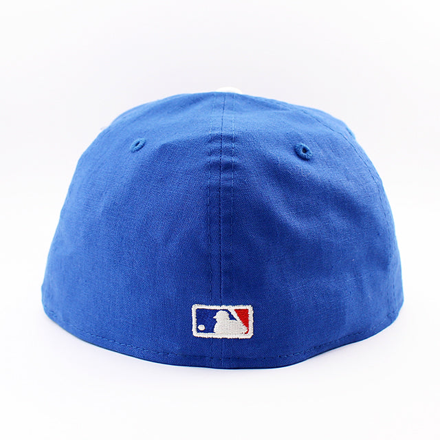 ニューエラ キャップ 59FIFTY ロサンゼルス ドジャース MLB COTTON FLAX FITTED CAP BLUE