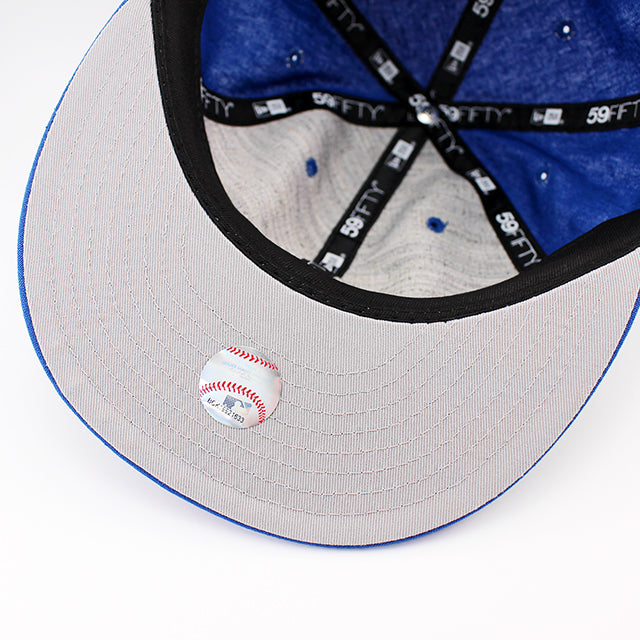 ニューエラ キャップ 59FIFTY ロサンゼルス ドジャース MLB COTTON FLAX FITTED CAP BLUE