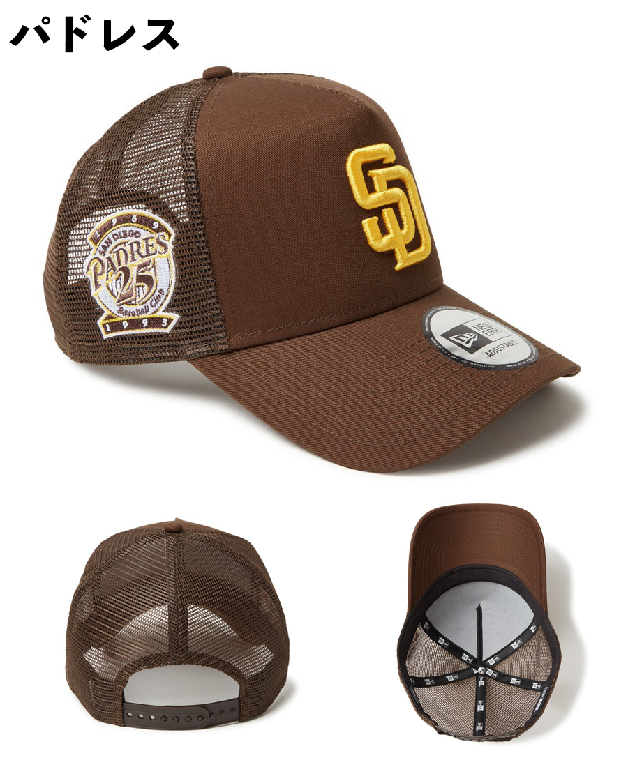 ニューエラ キャップ 9FORTY MLB SL AND SP A-FRAME TRUCKER MESH CAP