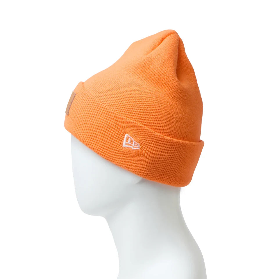 Direction by TAKAYUKI OHASHI (The Apartment) ニューエラ ニット ビーニーキャップ DOG PATCH BASIC CUFF BEANIE ORANGE
