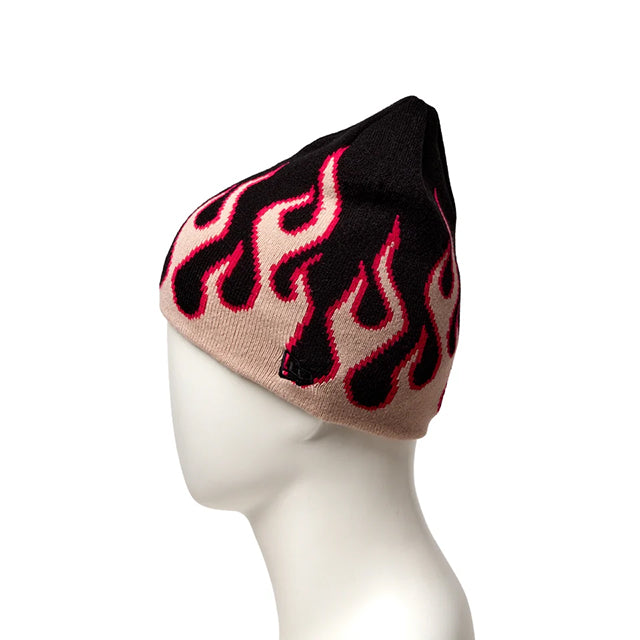 ニューエラ ニット ビーニーキャップ FLAME BASIC CUFFED KNIT BEANIE CAP