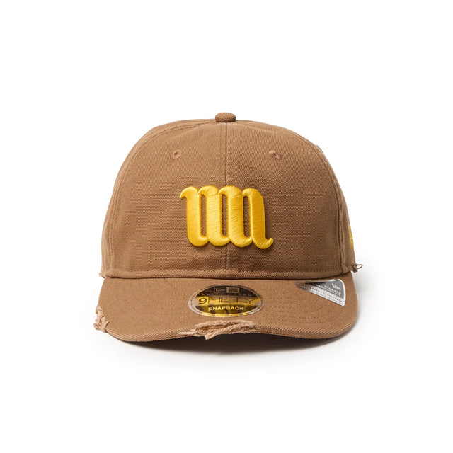 Powered by GORO (MIN-NANO) ニューエラ キャップ RC9FIFTY PRE-CURVED MIN-NANO DAMAGE RETRO CROWN SNAPBACK CAP