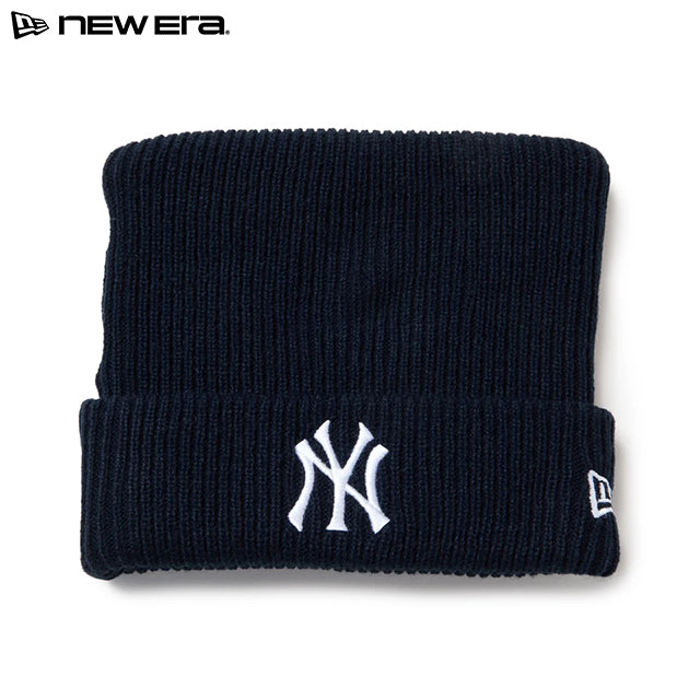 Powered by GORO (MIN-NANO) ニューエラ ニット ビーニーキャップ ニューヨーク ヤンキース SQUARE KNIT BEANIE CAP