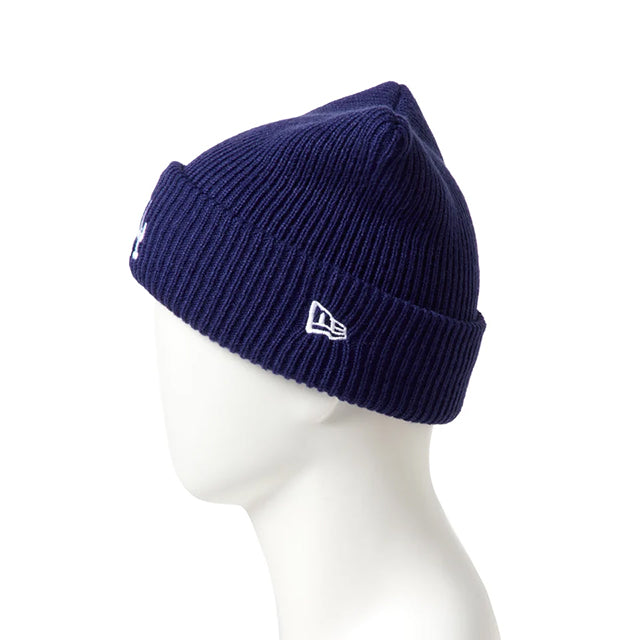 Powered by GORO (MIN-NANO) ニューエラ ニット ビーニーキャップ ロサンゼルス ドジャース SQUARE KNIT BEANIE CAP