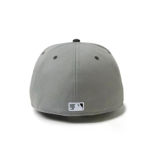 Powered by GORO (MIN-NANO) ニューエラ キャップ 59FIFTY 二ューヨーク ヤンキース MLB FITTED CAP GREY