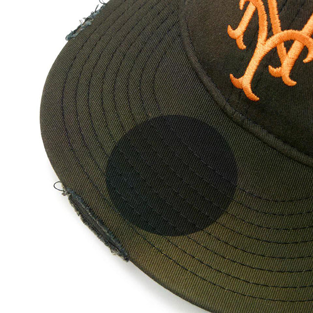 Powered by GORO (MIN-NANO) ニューエラ キャップ 9THIRTY ニューヨーク メッツ MLB DAMRGE STRAPBACK CAP BLACK